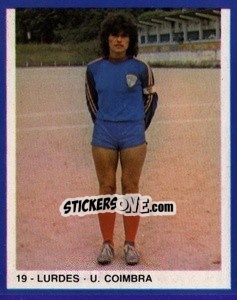 Cromo Lurdes - Estrelas do Futebol 1982-1983 - Disvenda
