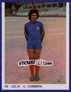 Cromo Júlia - Estrelas do Futebol 1982-1983 - Disvenda