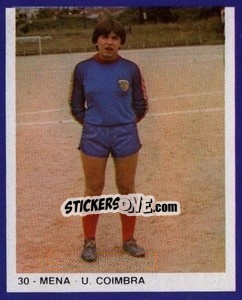 Cromo Mena - Estrelas do Futebol 1982-1983 - Disvenda