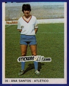Cromo Ana Santos - Estrelas do Futebol 1982-1983 - Disvenda