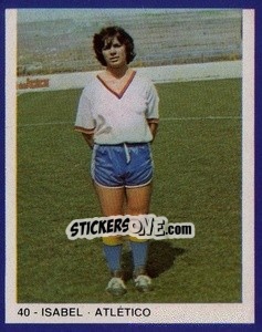 Sticker Isabel - Estrelas do Futebol 1982-1983 - Disvenda