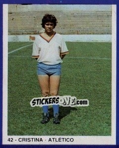 Cromo Cristina - Estrelas do Futebol 1982-1983 - Disvenda