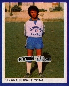 Cromo Ana Filipa - Estrelas do Futebol 1982-1983 - Disvenda