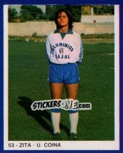 Figurina Zita - Estrelas do Futebol 1982-1983 - Disvenda