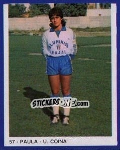 Figurina Paula - Estrelas do Futebol 1982-1983 - Disvenda