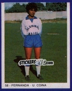 Sticker Fernanda - Estrelas do Futebol 1982-1983 n. 58 - Disvenda