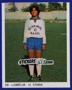 Cromo Lobélia - Estrelas do Futebol 1982-1983 - Disvenda