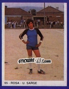 Sticker Rosa - Estrelas do Futebol 1982-1983 n. 65 - Disvenda