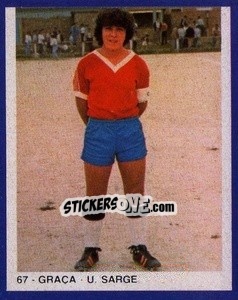 Cromo Graça - Estrelas do Futebol 1982-1983 - Disvenda