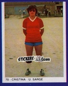 Sticker Cristina - Estrelas do Futebol 1982-1983 - Disvenda