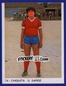 Cromo Chiquita - Estrelas do Futebol 1982-1983 - Disvenda