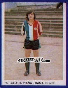 Cromo Graça Viana - Estrelas do Futebol 1982-1983 - Disvenda