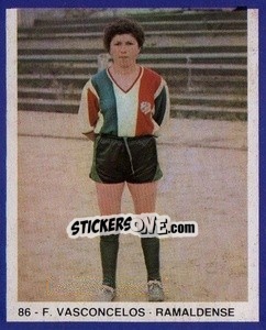 Sticker F. Vasconcelos - Estrelas do Futebol 1982-1983 - Disvenda
