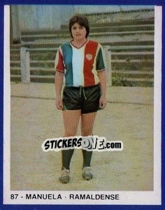 Figurina Manuela - Estrelas do Futebol 1982-1983 - Disvenda