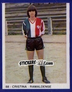 Sticker Cristina - Estrelas do Futebol 1982-1983 - Disvenda