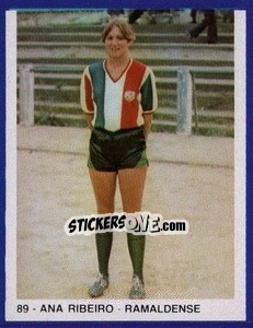 Cromo Ana Ribeiro - Estrelas do Futebol 1982-1983 - Disvenda