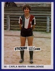 Cromo Carla Maria - Estrelas do Futebol 1982-1983 - Disvenda