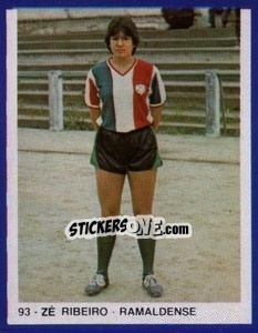 Cromo Zé Ribeiro - Estrelas do Futebol 1982-1983 - Disvenda