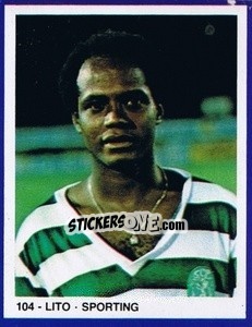 Sticker Lito - Estrelas do Futebol 1982-1983 n. 104 - Disvenda