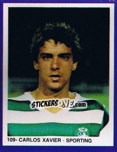 Sticker Carlos Xavier - Estrelas do Futebol 1982-1983 n. 109 - Disvenda