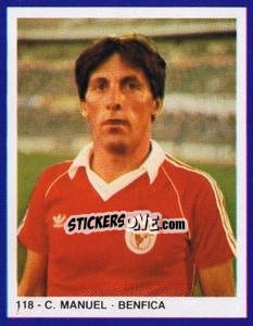 Sticker C. Manuel - Estrelas do Futebol 1982-1983 - Disvenda