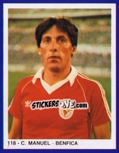 Cromo C. Manuel - Estrelas do Futebol 1982-1983 n. 118 - Disvenda