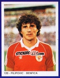 Figurina Filipovic - Estrelas do Futebol 1982-1983 - Disvenda