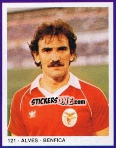 Sticker Alves - Estrelas do Futebol 1982-1983 n. 121 - Disvenda