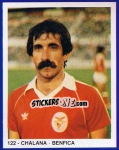 Sticker Chalana - Estrelas do Futebol 1982-1983 n. 122 - Disvenda