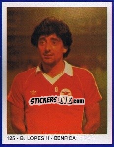 Sticker B. Lopes II - Estrelas do Futebol 1982-1983 n. 125 - Disvenda