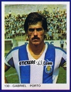 Sticker Gabriel - Estrelas do Futebol 1982-1983 - Disvenda