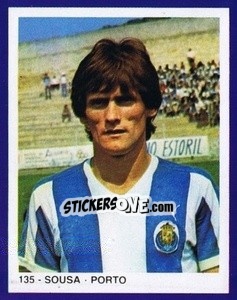 Sticker Sousa - Estrelas do Futebol 1982-1983 n. 135 - Disvenda