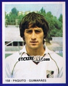 Sticker Paquito - Estrelas do Futebol 1982-1983 - Disvenda