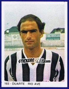 Sticker Duarte - Estrelas do Futebol 1982-1983 n. 165 - Disvenda
