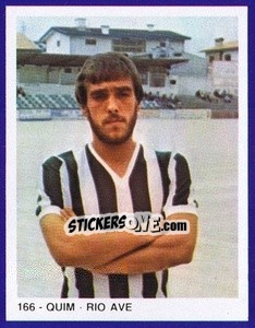 Sticker Quim - Estrelas do Futebol 1982-1983 n. 166 - Disvenda