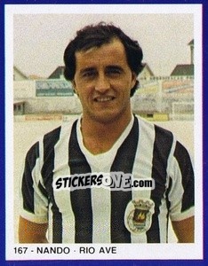 Figurina Nando - Estrelas do Futebol 1982-1983 - Disvenda