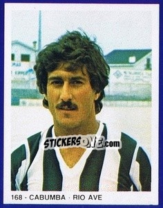 Sticker Cabumba - Estrelas do Futebol 1982-1983 n. 168 - Disvenda
