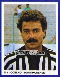 Figurina Coelho - Estrelas do Futebol 1982-1983 - Disvenda