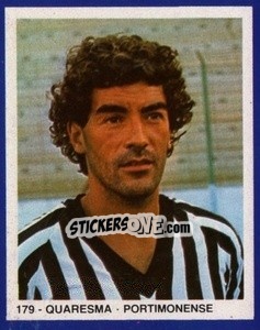 Cromo Quaresma - Estrelas do Futebol 1982-1983 - Disvenda