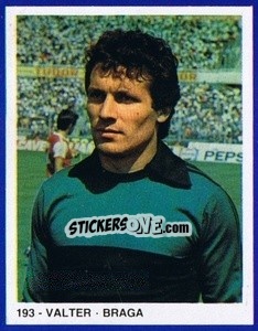 Cromo Valter - Estrelas do Futebol 1982-1983 - Disvenda