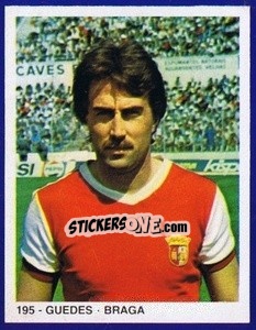 Sticker Guedes - Estrelas do Futebol 1982-1983 n. 195 - Disvenda