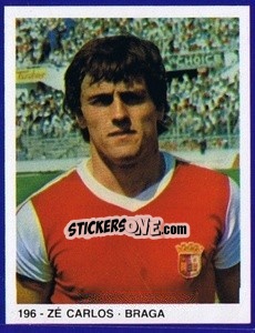 Sticker Zé Carlos - Estrelas do Futebol 1982-1983 n. 196 - Disvenda