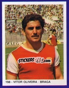 Cromo Vitor Oliveira - Estrelas do Futebol 1982-1983 - Disvenda