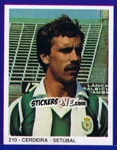 Sticker Cerdeira - Estrelas do Futebol 1982-1983 n. 210 - Disvenda