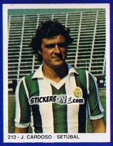 Sticker J. Cardoso - Estrelas do Futebol 1982-1983 n. 212 - Disvenda