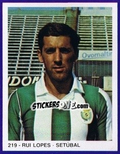 Cromo Rui Lopes - Estrelas do Futebol 1982-1983 - Disvenda
