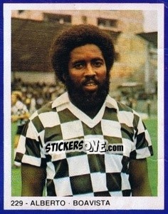 Figurina Alberto - Estrelas do Futebol 1982-1983 - Disvenda