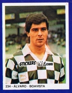 Cromo Álvaro - Estrelas do Futebol 1982-1983 - Disvenda