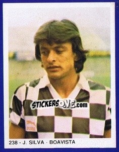 Cromo J. Silva - Estrelas do Futebol 1982-1983 - Disvenda