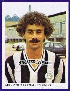 Cromo Pinto Rocha - Estrelas do Futebol 1982-1983 - Disvenda
